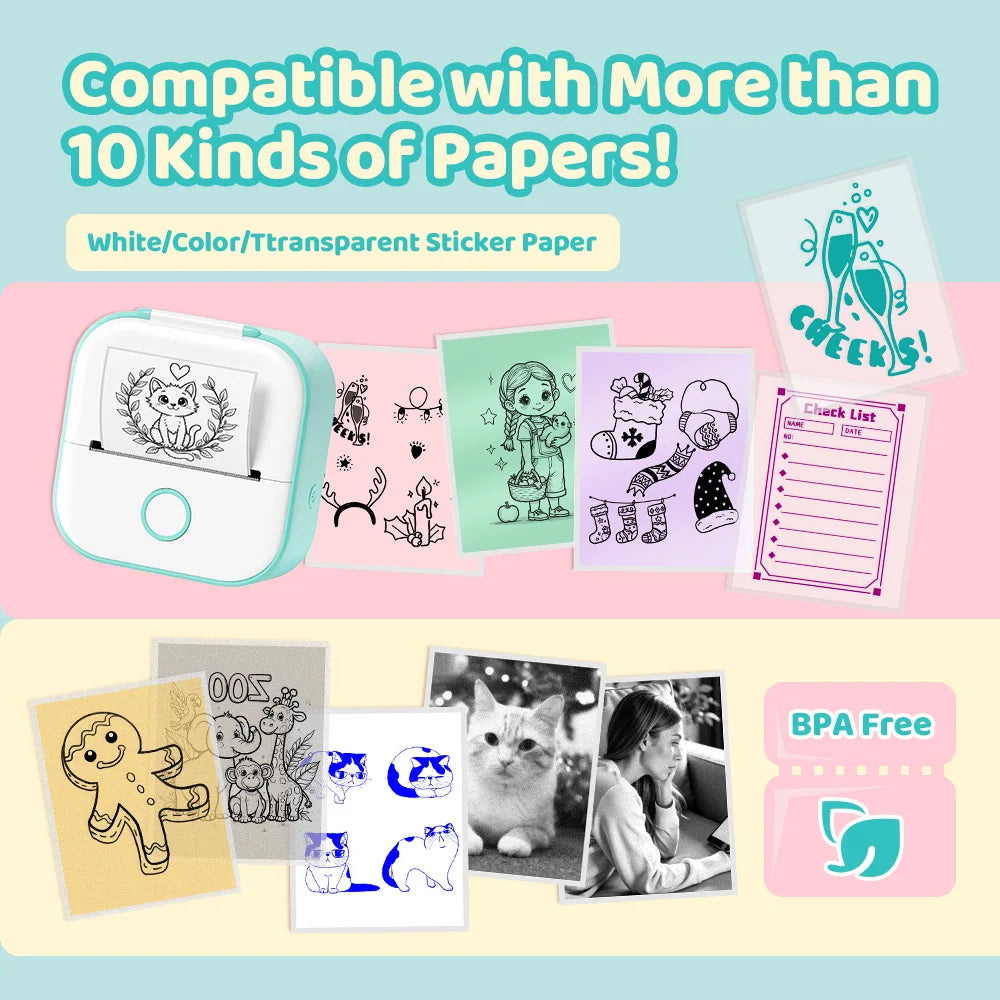 Mini Drukarka Termalna Phomemo T02™